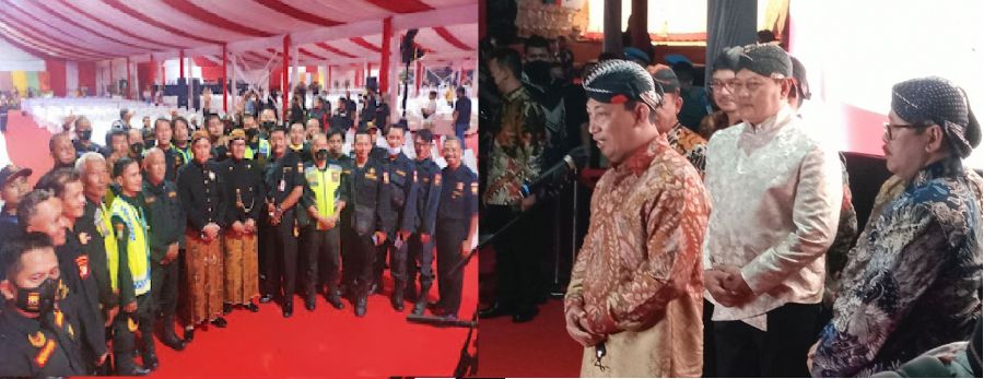 100 Personil Senkom Mitra Polri Hadiri Undangan Pagelaran Wayang Kulit di Mabes Polri