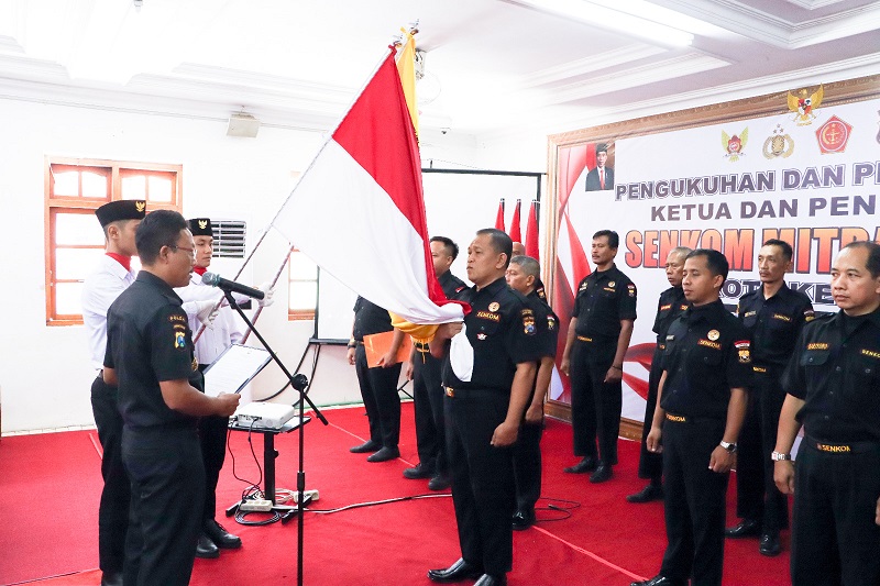 Abdul Aziz Dilantik, Kembali Nahkodai Senkom Mitra Polri Kota Kediri Periode 2023-2028