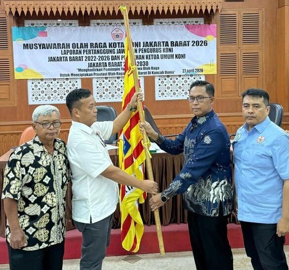 Agus Ramdani Nakhodai KONI Jakbar 2026-2030, Cabor Sepak Takraw Berikan Dukungan Penuh
