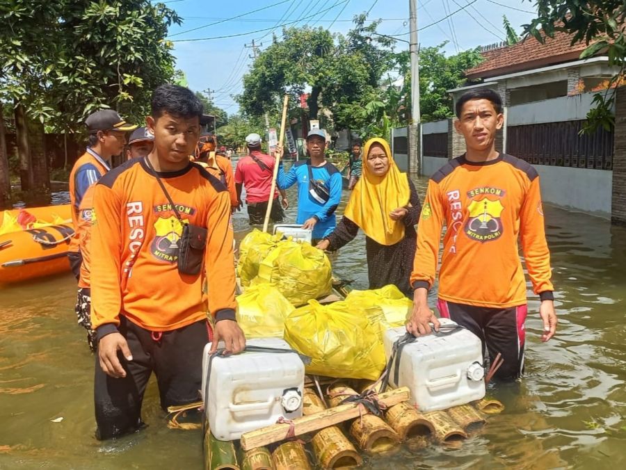 Akibat Luapan Dari SWD, 1.001 KK Terdampak Banjir Mereka Tersebar Dibeberapa Titik di Desa Dorang
