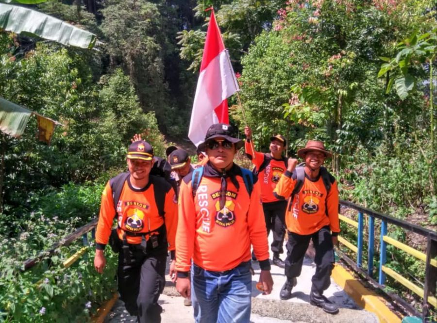 Evakuasi Kecelakaan Helikopter di Kerinci, Andi Susanta Kerahkan 7 Personel Senkom Rescuer Jambi