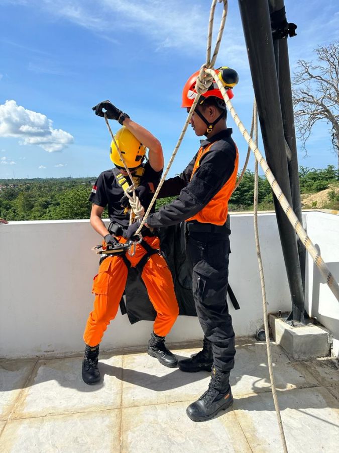 Kantor Pencarian dan Pertolongan Mamuju Unit Siaga SAR Pasangkayu Latihan Rutin Bersama Potensi SAR