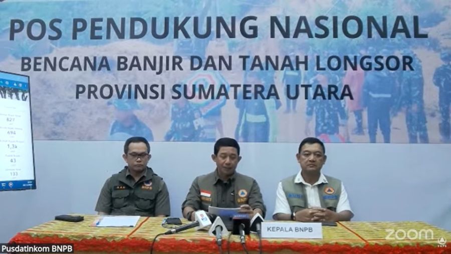 BNPB Update Korban Banjir-Longsor di Sumatera: 442 Orang Tewas, 402 Hilang