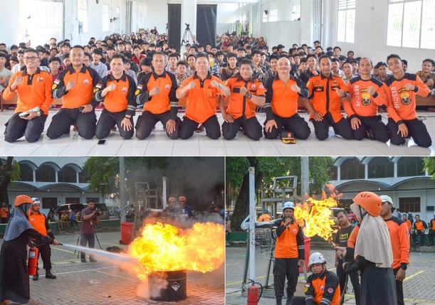 BPBD Karawang Dukung Penuh Senkom SAR Latih Ratusan Santri Hadapi Bencana di Ponpes