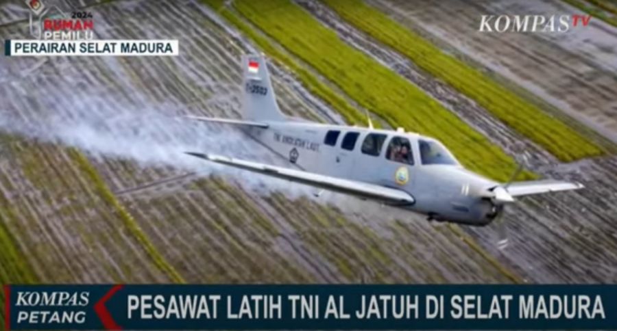 Breaking News, Mabes TNI AL: Pesawat Latih Jatuh Di Selat Madura