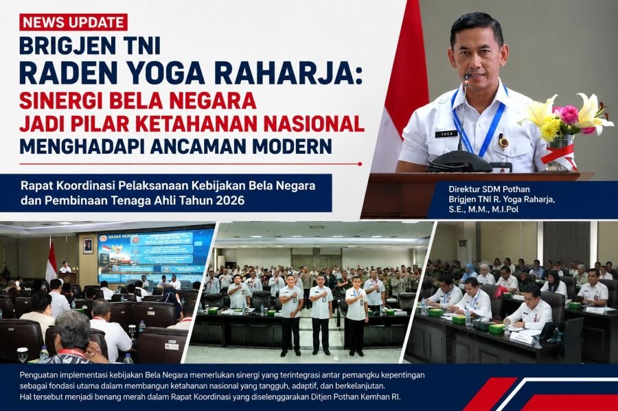 Brigjen TNI Raden Yoga R: Sinergi Bela Negara Jadi Pilar Ketahanan Nasional Hadapi Ancaman Modern