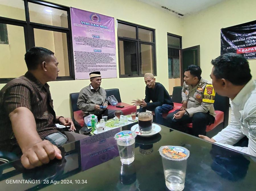 Bripka Novrizal Dwi F Gelar DDS di Desa Pasir Gadung, Cikupa untuk Perkuat Harkamtibmas