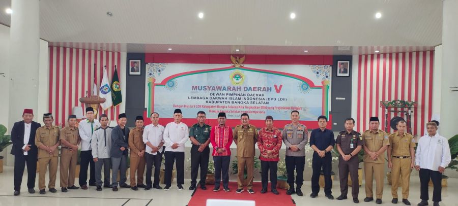 Buka Musda V LDII, Bupati Bangka Selatan Dukung Program Kerja LDII