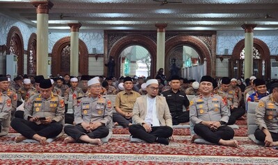 Dirbinmas PMJ Dampingi Wakapolda pada Peringatan Nuzulul Qur’an, Perkuat Nilai Spiritual Personel
