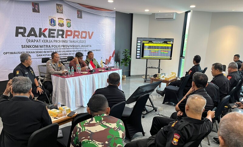 Dirbinmas PMJ Berikan Pembekalan pada Rakerprov Senkom DKI, Perkuat Empat Pilar Jaga Jakarta