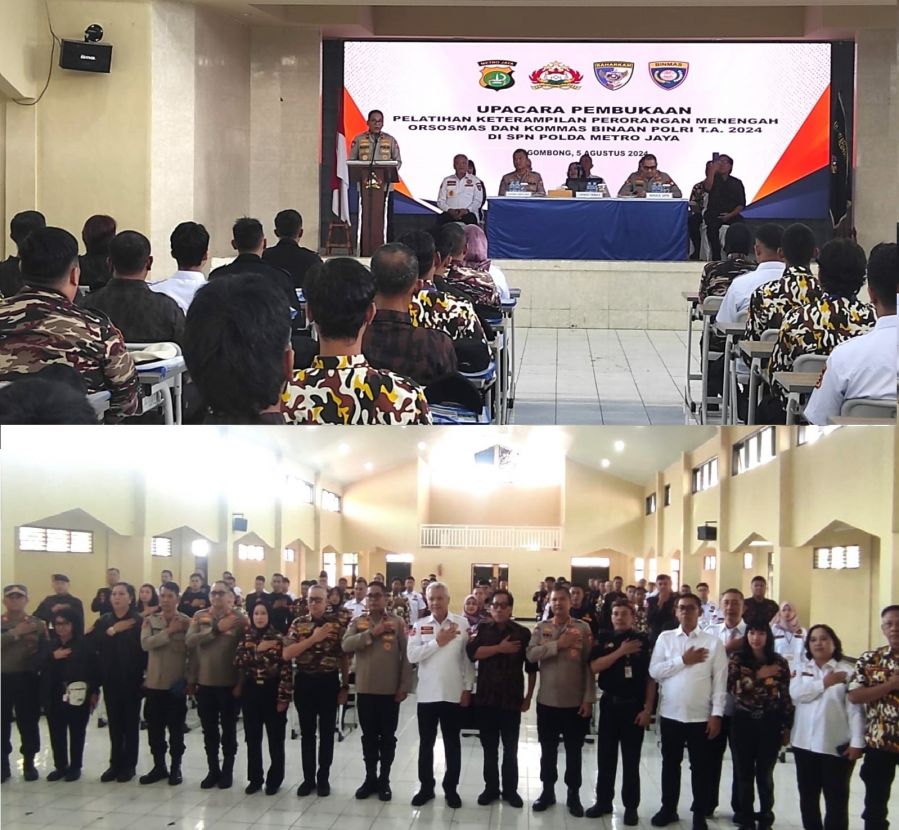 Dirbintibmas Brigjen Pol M Rudy Syarifudin Buka Pelatihan Bagi Orsosmas dan Kommas Binaan Polri