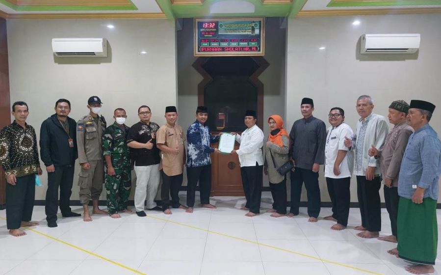 DKM Masjid Nurussalam Menerima IMB Rumah Ibadah Dari Program IMB Relaksasi Pemda DKI Jakarta