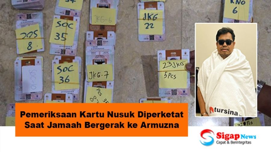 Duh! Ketatnya Pemeriksaan Kartu Nusuk Saat Jamaah Bergerak ke Armuzna