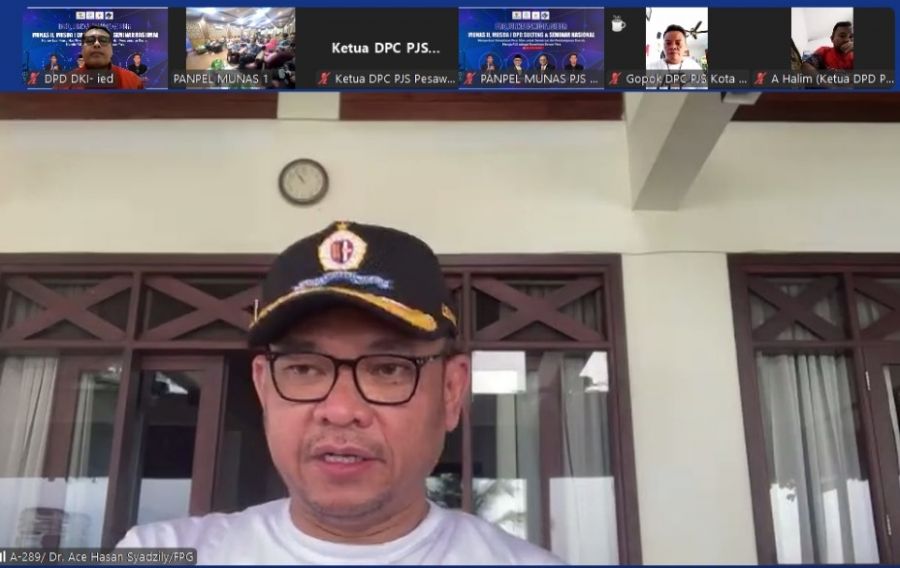 Gubenur Lemhannas Buka Munas II PJS, Media Siber Garda Terdepan Ketahanan Nasional