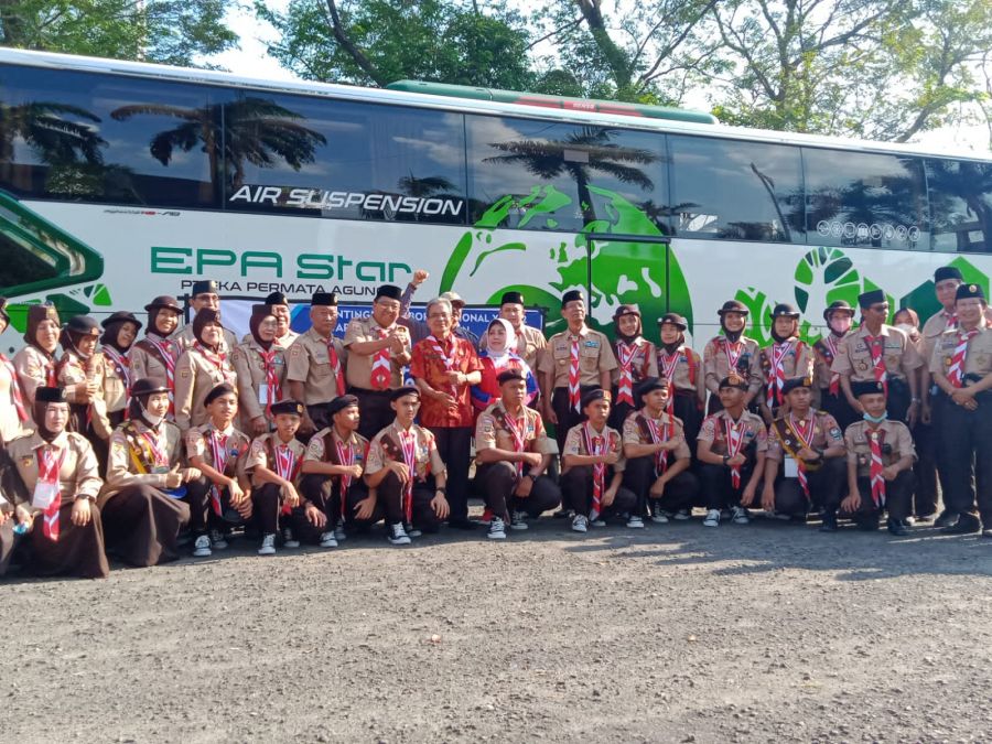 Gubernur Sumsel Lepas Kontingen Jamnas ke XI Tahun 2022