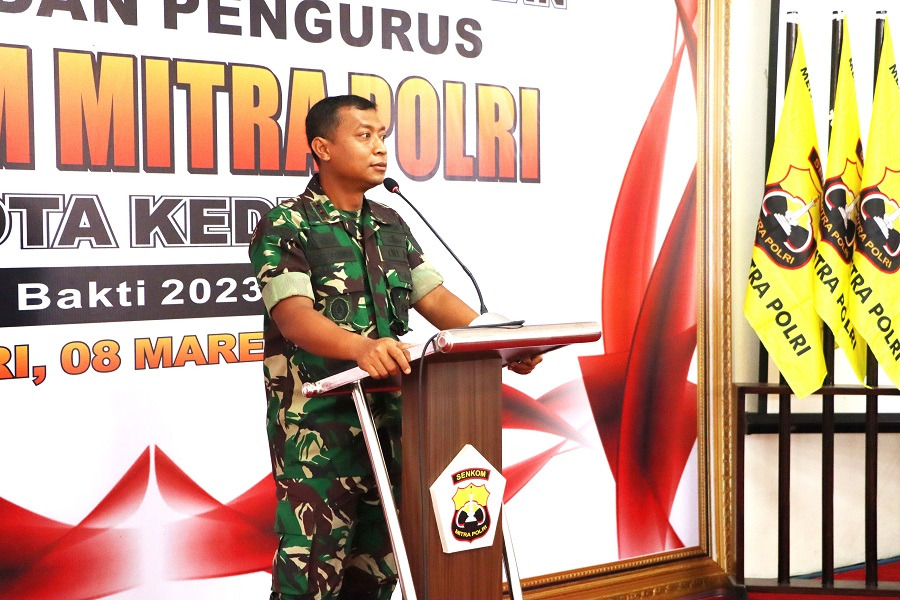 Hadiri Pelantikan Senkom Kota Kediri, Komandan Kodim 0809: Selamat Menjalankan Amanat