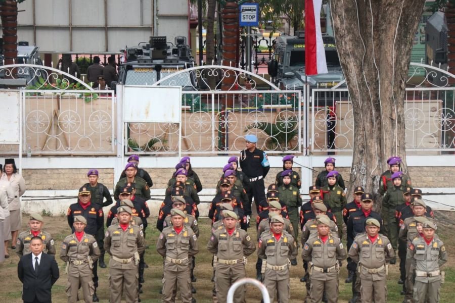 Hadiri Upacara HUT Bhayangkara ke-80, Ketua Senkom Mitra Polri Sulteng Tegaskan Komitmen Sinergi