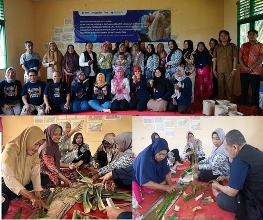 ITB Hadir di Ketapang, Daun Nanas Disulap Jadi Produk Ekonomi Kreatif Ramah Lingkungan