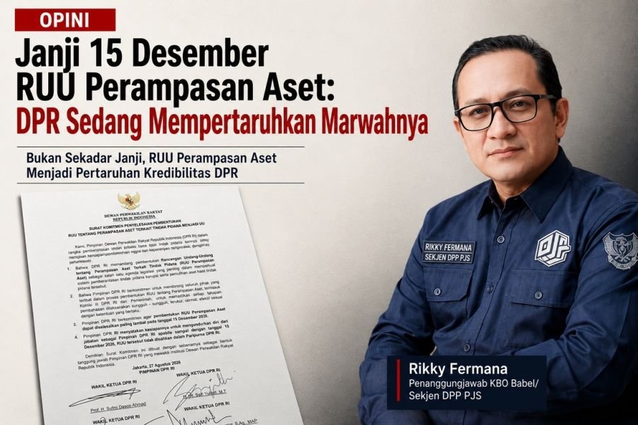 Janji 15 Desember RUU Perampasan Aset: DPR Sedang Mempertaruhkan Marwahnya