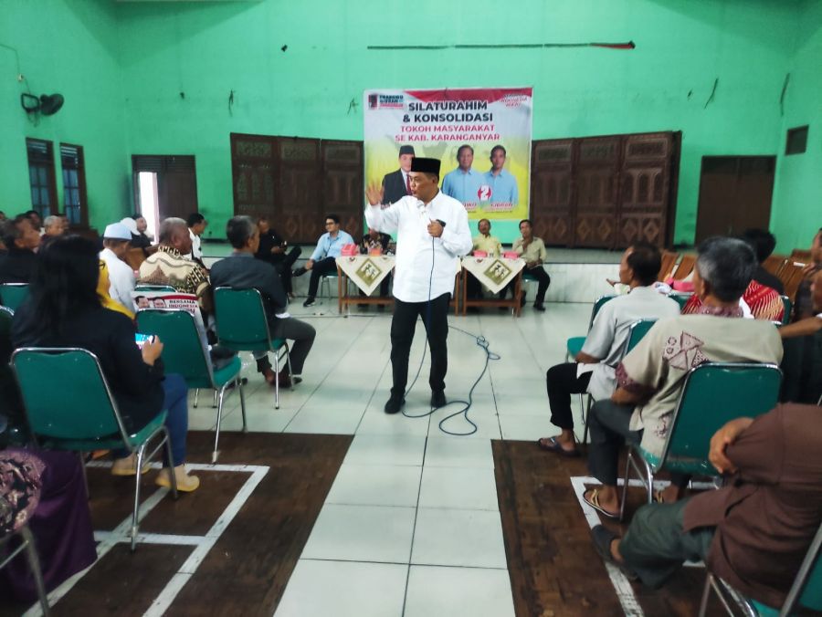Juliyatmono Merangkul Tokoh Masyarakat Dengan Silaturahim dan Konsolidasi