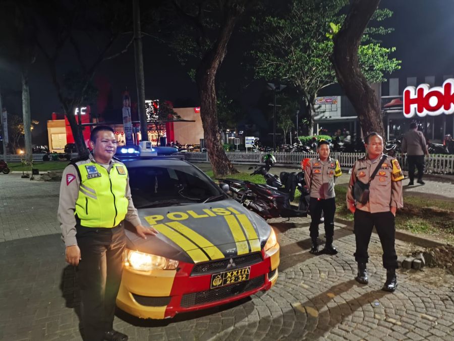 Kanit Binmas Ipda Amir Murtado Pimpin Patroli Mobile Polsek Cikupa, Jaga Kondusivitas Wilayah
