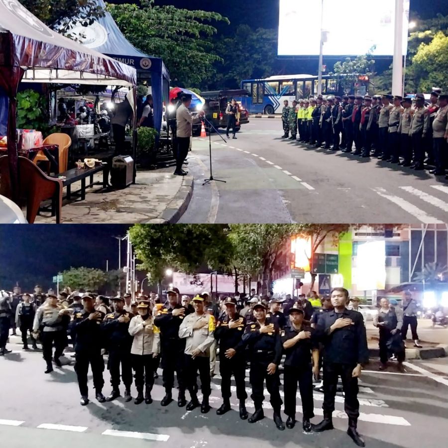 Kapolres Dampingi Srikandi Kramat Jati Patroli Dimalam Kartini