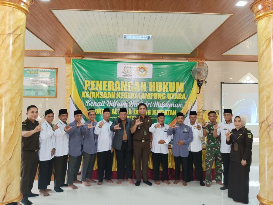 Kejari Lampung Utara Gelar Penerangan dan Penyuluhan Hukum di Pondok Yang Dinaungi LDII