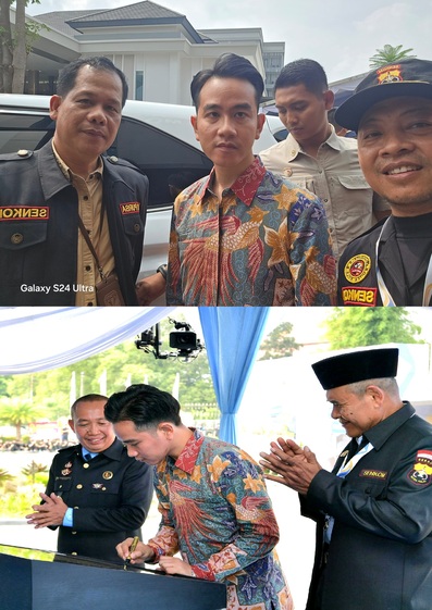 Kepala Badan Kesbangpol Mimika Hadiri Peresmian Kantor Pusat Senkom oleh Wapres Gibran