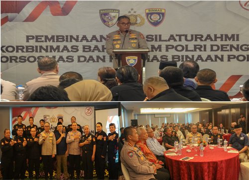 Ketum Senkom dan  Ketum Ormas Binaan Polri Hadiri Silaturahmi Korbinmas Baharkam Mabes Polri
