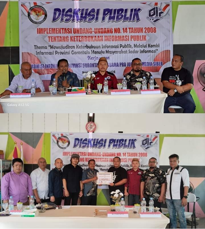 KI Gorontalo Gandeng PJS Pohuwato Sosialisasi Keterbukaan Informasi Publik