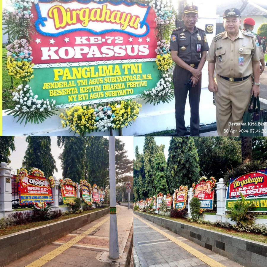 Kopassus Banjir Karangan Bunga Sehingga Bak Berlian Rakyat