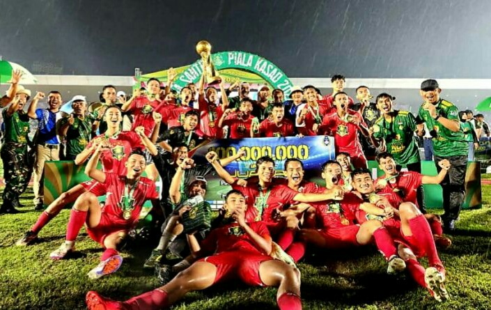Melalui Drama Adu Penalti, Tim Jabar I Sabet Piala Kasad Ajang Liga Santri 2022