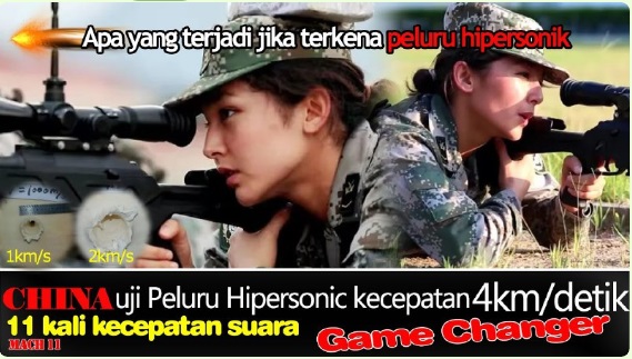 Mengerikan Uji Peluru Hipersonik Kecepatan 4 Km/Detik, Ini Akibat Tembaknya