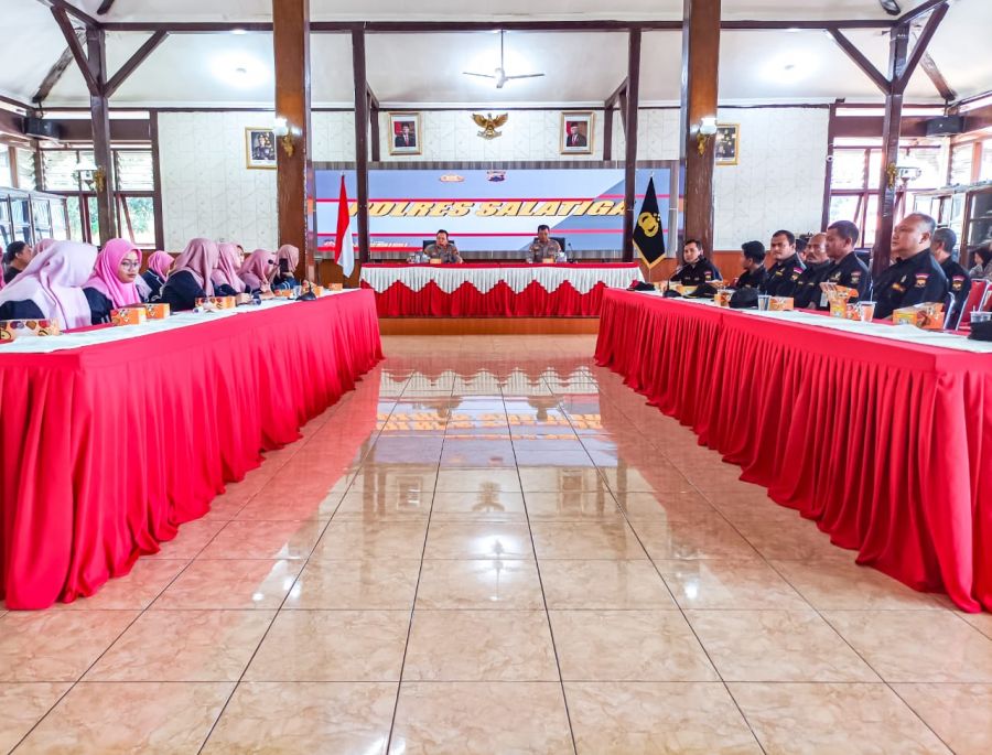 Menjelang Pesta Demokrasi Polres Salatiga Bersinergi Dengan Ormas Untuk Menjaga Kamtibmas 