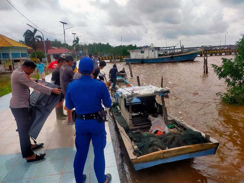 Nelayan di Kuala Tungkal Tewas Saat Melaut Diduga Terbelit AS Mesin Kapal 