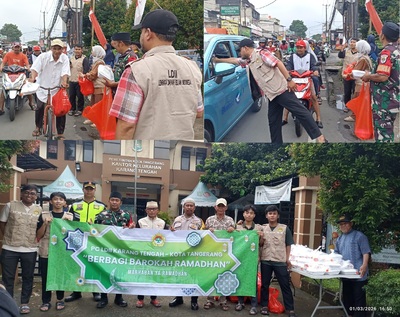 PC LDII Karang Tengah Bagikan 400 Paket Buka, Wujud Kepedulian Sosial di Bulan Ramadan