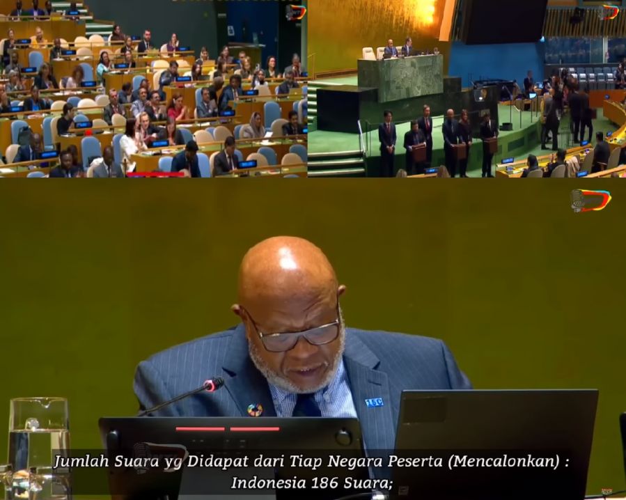 Pecah Rekor di PBB, Indonesia Terpilih Kembali Jadi Anggota Dewan HAM PBB Dengan Suara Terbesar