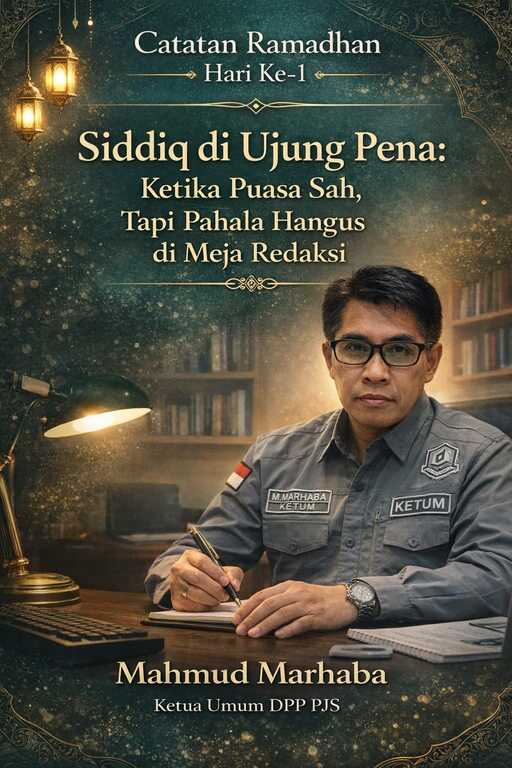 Edukasi Jurnalistik: Catatan Ramadhan Hari Ke-1, Siddik di Ujung Pena