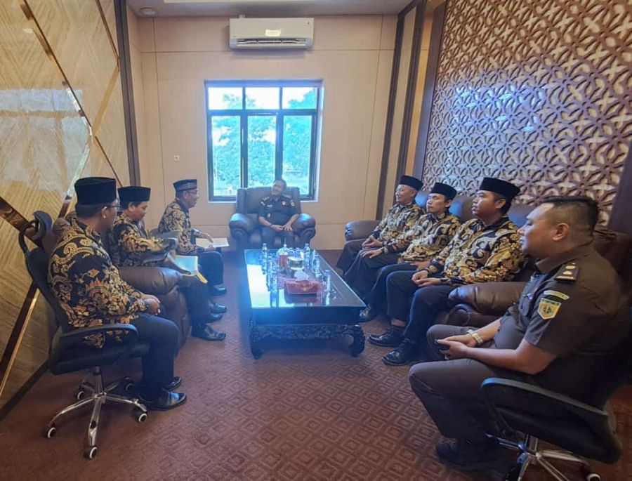 Perkenalkan Kepengurusan yang Baru, LDII Prabumulih Silaturahmi dengan Kejari Prabumulih
