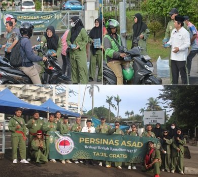 PERSINAS ASAD Bersama PB IPSI Berbagi Ribuan Takjil Ramadan Serentak di Indonesia