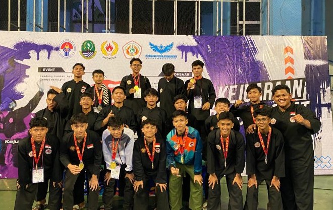 PERSINAS ASAD Minhajurosyiidin Jakarta Borong 10 Medali dan Raih Pesilat Terbaik Kejurnas di Bandung