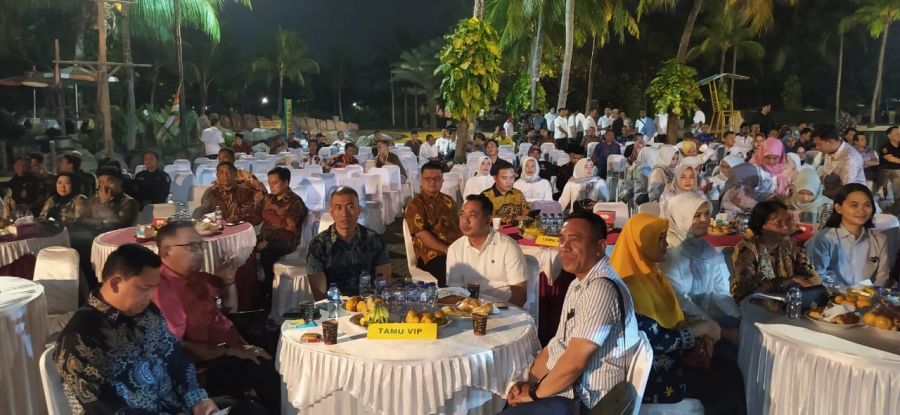 Pisah Sambut Kapolsek Cikupa dan Pelepasan Waka Polsek Cikupa di Halaman Kolam Renang Sport Club