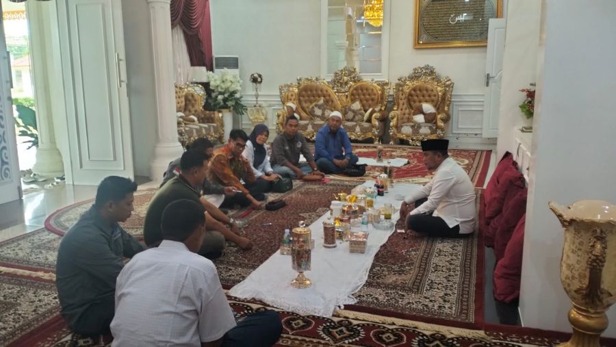 PJS Riau Silaturahim Dengan Bupati Pelalawan Calon Penerima PJS Award 2024