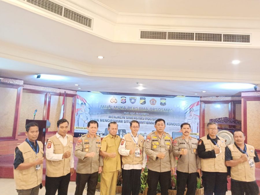 Senkom dan Polri Bersinergi Satukan Langkah Jelang Pemilu 2024 di Banten