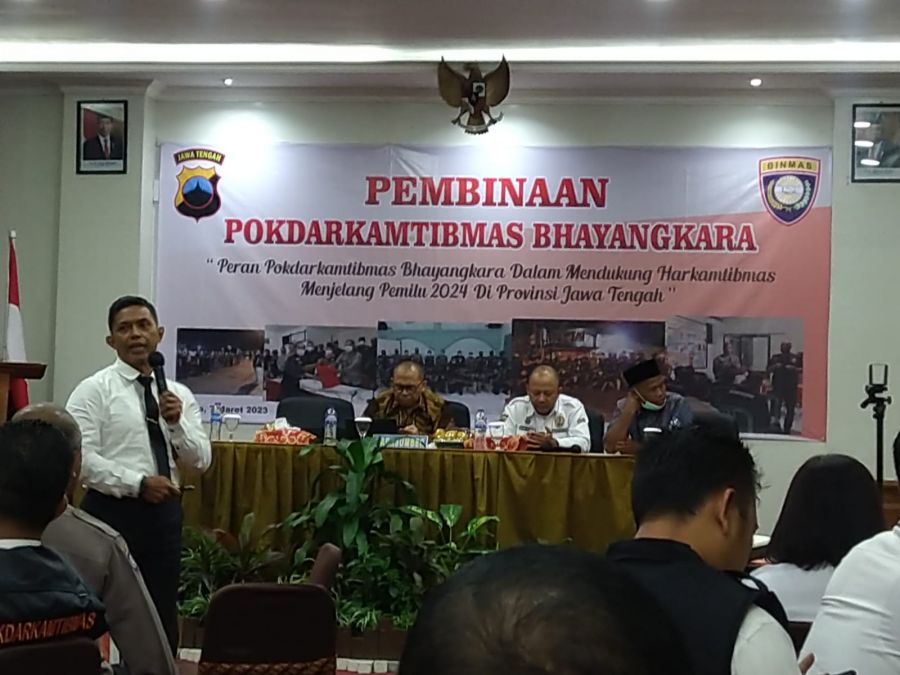 Polda Jateng menyelenggarakan Pembinaan Pokdarkamtibmas Bhayangkara