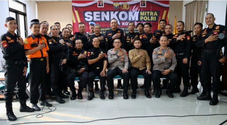 Bersinergi Untuk Jaga Kondusifitas, Polres Metro Depok Silaturahmi Dengan Senkom Mitra Polri