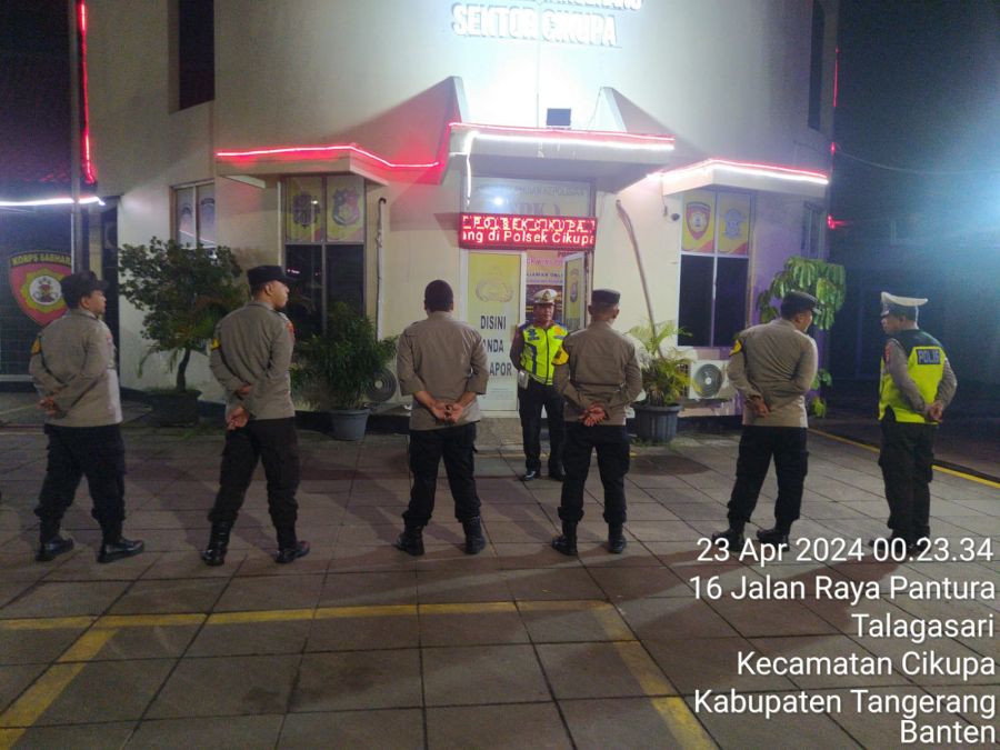 Polsek Cikupa Tingkatkan Antisipasi Terhadap Gangguan Kamtibmas