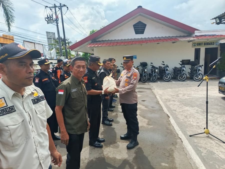 Polsek Sepatan Gelar Apel Potmas, Perkuat Kolaborasi Pengamanan Wilayah