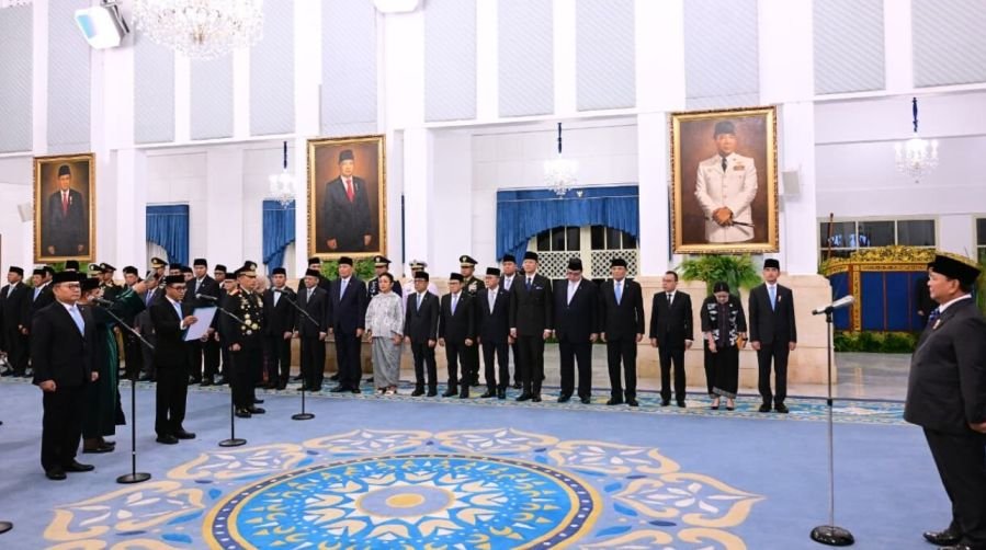 Presiden Prabowo Lantik Kepala Staf Kepresidenan, Kepala BRAN, dan Dua Wakil Kepala Badan