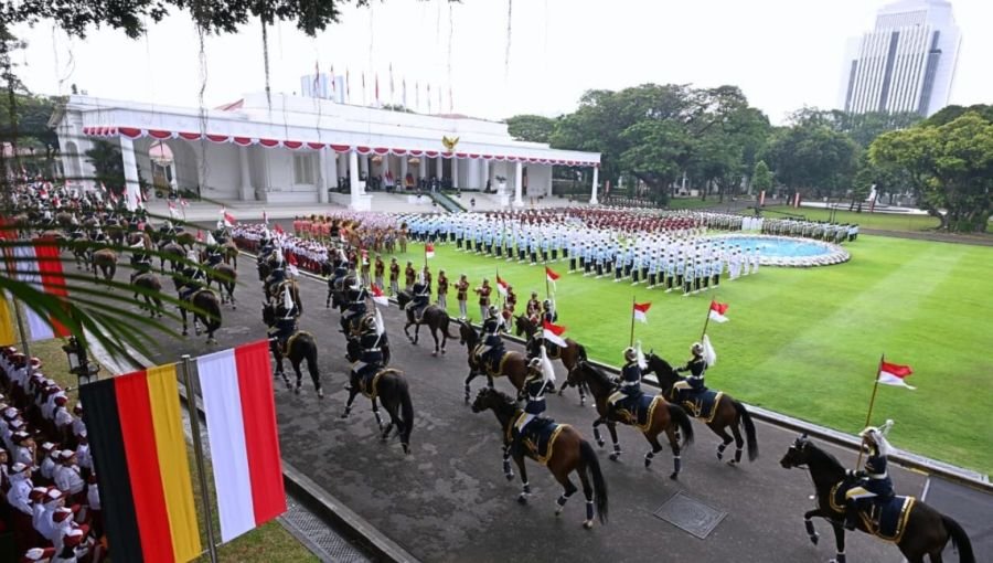 Presiden Prabowo Sambut Kunjungan Kenegaraan Presiden Jerman Frank-Walter Steinmeier di Istana